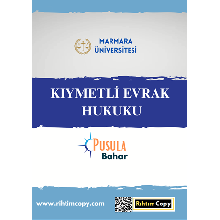 KIYMETLİ EVRAK HUKUKU (A.KENDİGELEN)